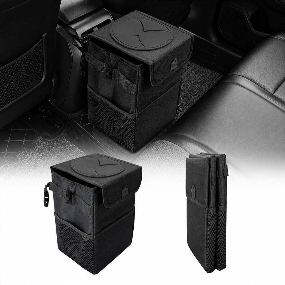 Collapsible Car Trash Bag Hanging Design Car Garbage Bin Waterproof Lining Car Trash Can Car Use