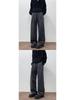 Men's Retro Slim Fit Striped Dress Pants - Casual, Loose, High Street Style for Spring and Autumn