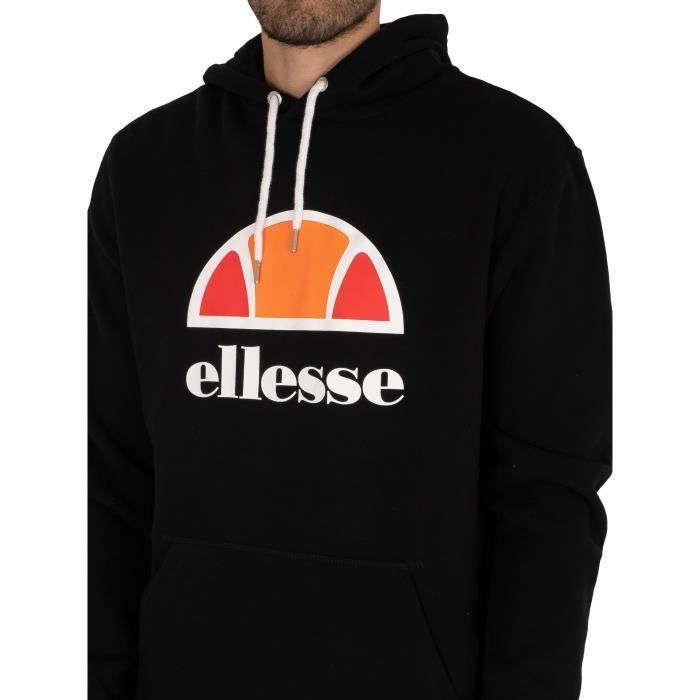Sweat À Capuche - Ellesse - Dahryl - Noir - Manches Longues - Poche Kangourou