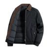% White Duck Down Fake Two-piece Down Jacket Men's Winter New Loose Lapel Casual Jacket Men's