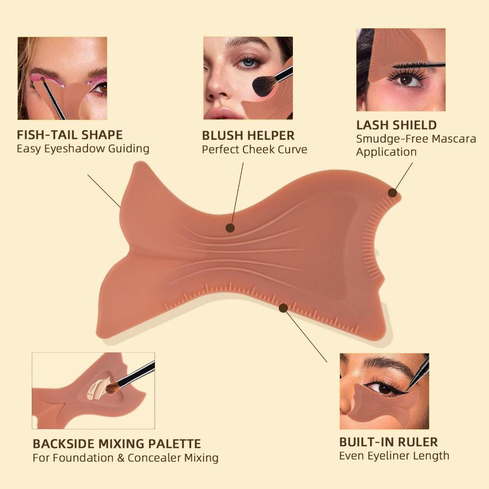 Liquid Foundation Eye Makeup Assistant Silicone Material Makeup Tool  Makeup Application