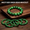 Natural Emerald Jade Bracelet Emperor Green Dry Emerald Jade Bead Bracelet Emerald Beads Rosary Bracelet Precious Jewelry