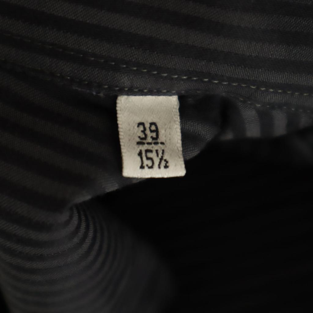 Armani Collezioni Striped Pattern Long Sleeve Cotton Shirt 39 Men's Used