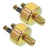 MUELODSIC 2PCS Brake Light Switch Brake Light Pressure Switch Iron Gold