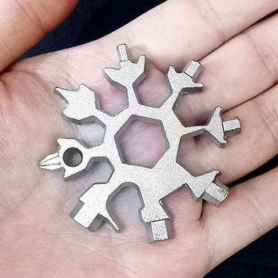 Chiave Fiocco di Neve Mini Cacciavite Esagonale Set Esagonale Ottagonale Strumento Portatile Fiocco di Neve 18-in-1 Carta Strumento