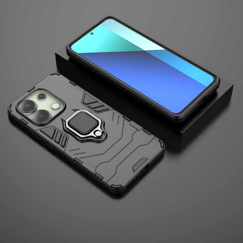 Shockproof Case For Redmi Note 13 4G Ring Armor Holder Back Coque for Xiaomi Redmi Note 13 Pro Plus Note13 13C 5G Phone Cover