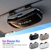 Custodia per Occhiali da Auto Antiurto Protettiva Scatola Porta Occhiali da Sole per Model 3 Model S Model X Model Y Cybertruck Roadster
