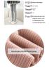 Zopfstrickstrumpfhosen für Mädchen: Herbst/Winter Funktionsunterwäsche, Hohe Elastizität, Baumwoll-Strumpfhose mit Füßen