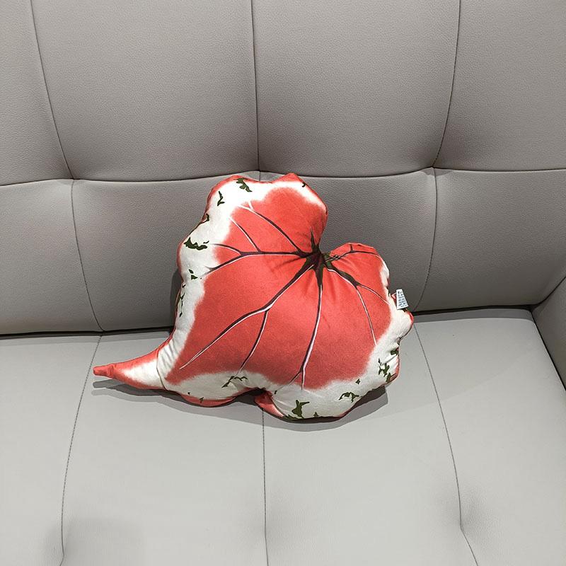 Tropical Plants Pillow for Living Room Sofa Cushion Leaf Pillow Turtle Back Decorative  Green Bedroom Leaves Plant Cushion