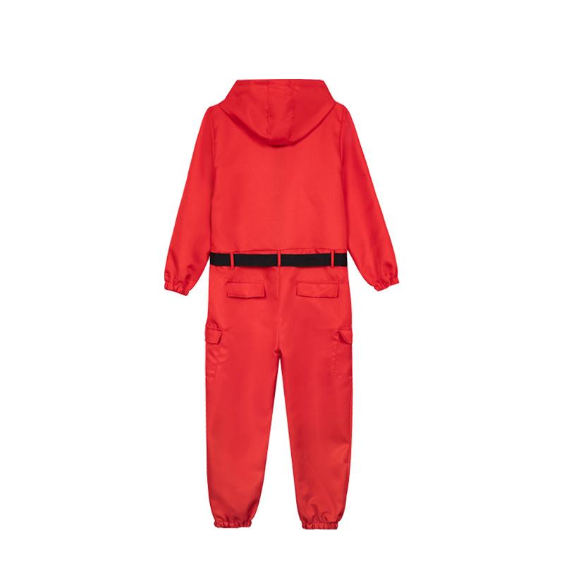 Crianças Halloween Cosplay Jogo Fantasia Vermelha Crianças Festa Role Playing Vestido Fantasia Roupa Macacão de Trabalho