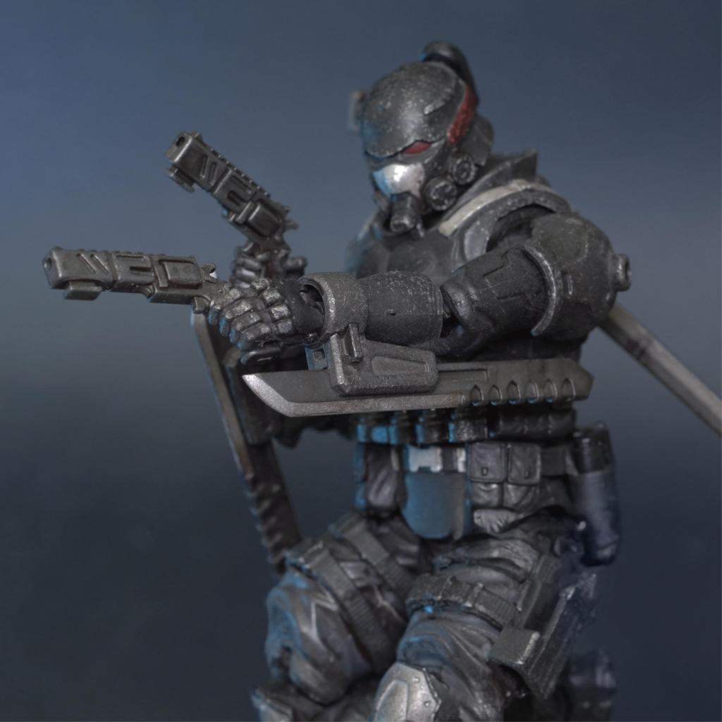 TOYS ALLIANCE LIMITED FAV A123 Haboku Scale ABS Painted Movable Figure "Acid Rain" 1/18