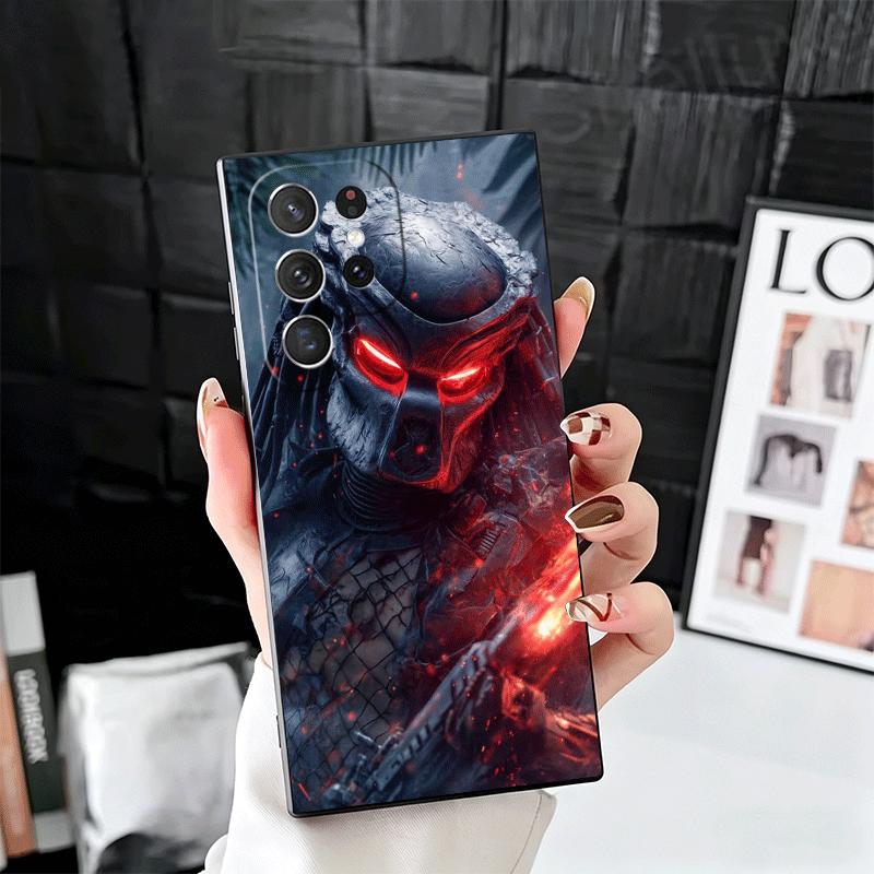 

A-Alien Vs P-Predator Soft Phone Case for Samsung Galaxy S26 S25 Edge S24 Ultra S23 Plus S22 S21 FE S20 Black Cover Back Shell Samsung S21 Plus