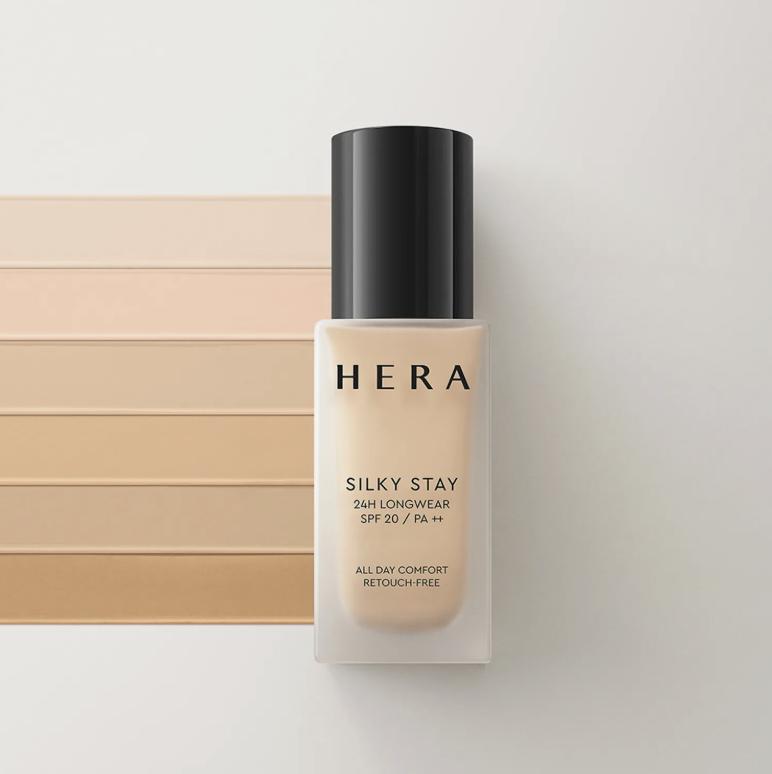 

HERA Silky Stay 24H Стойкая тональная основа 13N1