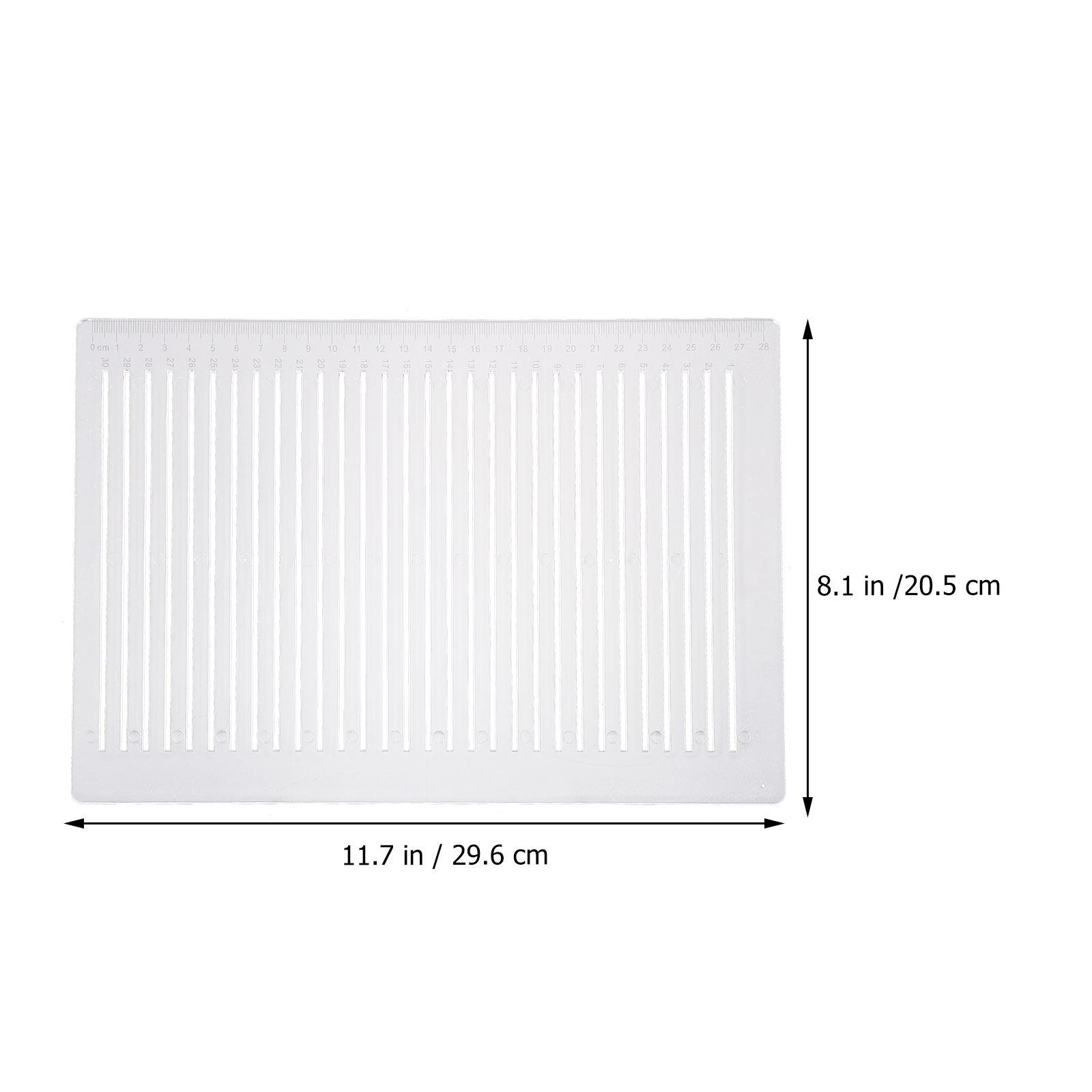 Line Drawing Ruler Transparent Plastic Drawing Line Stationery for Examination Answer Measuring Tools School прозрачный