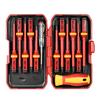 13pcs Quick Screwdriver Set Insulating Changeable Ratchet Repair Tool