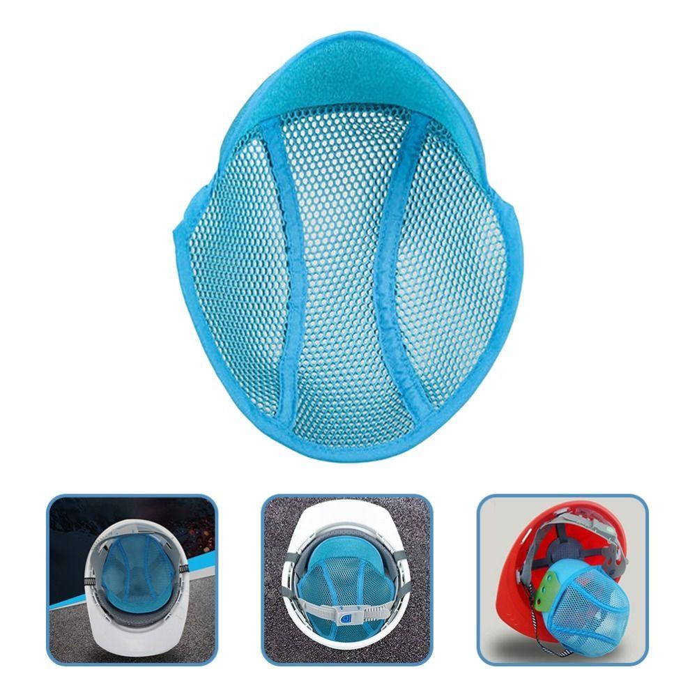 Sweat Band Insert Liner Blue Helmet Air Mesh Liner Pad Safety Liner Hard Hat Liner  Adult