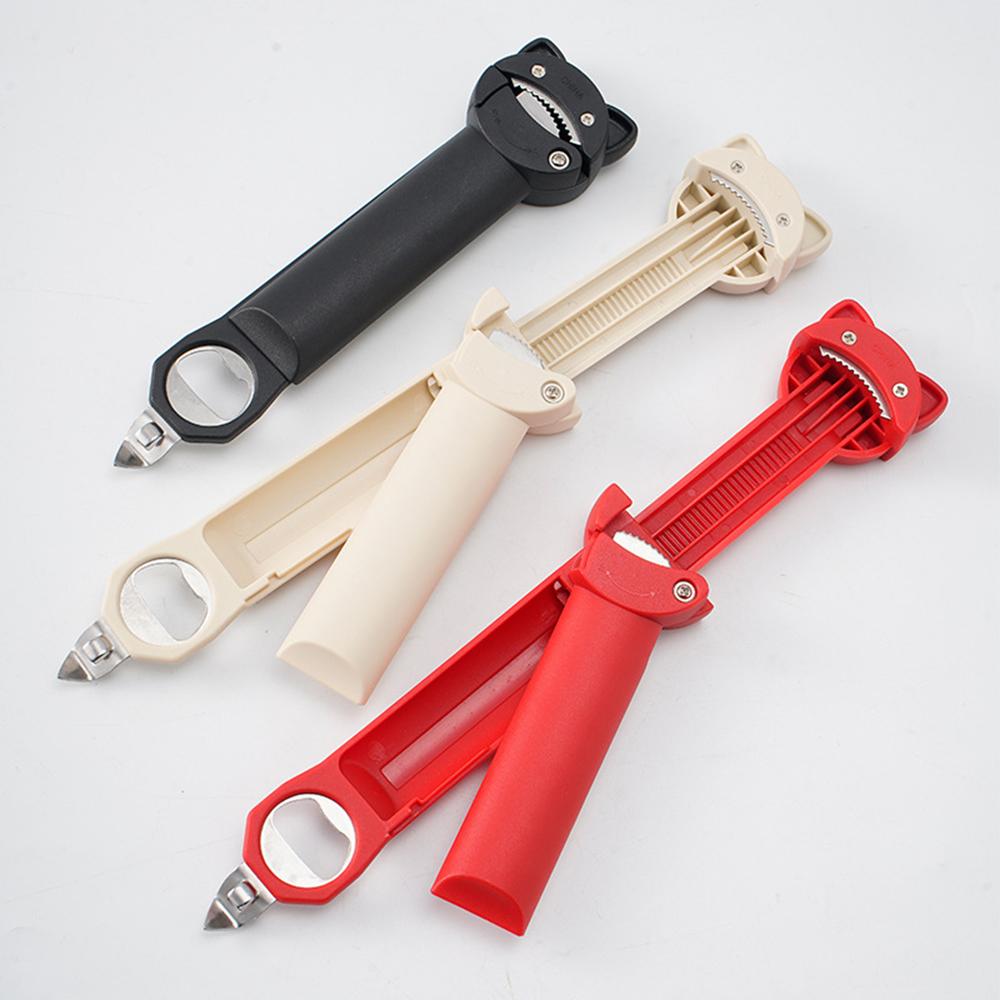 Cat shaped magnetic suction can opener, creative manual anti slip bottle opener
