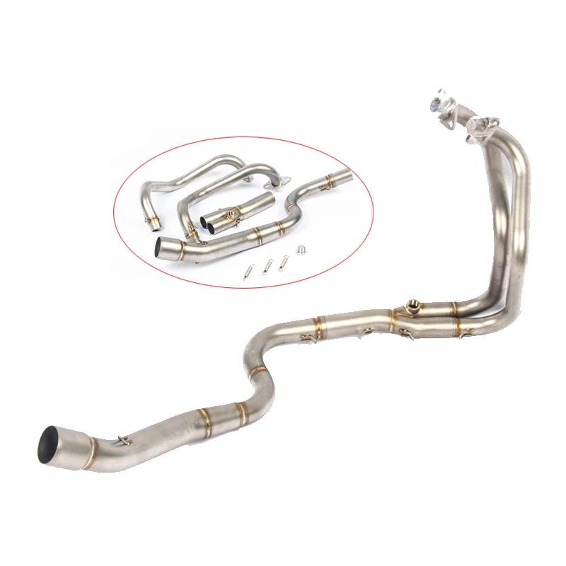 

Compatible Stainless Steel Front Exhaust Pipe for Kawasaki Ninja 250/300 (2013-2017) 19040026-Silver