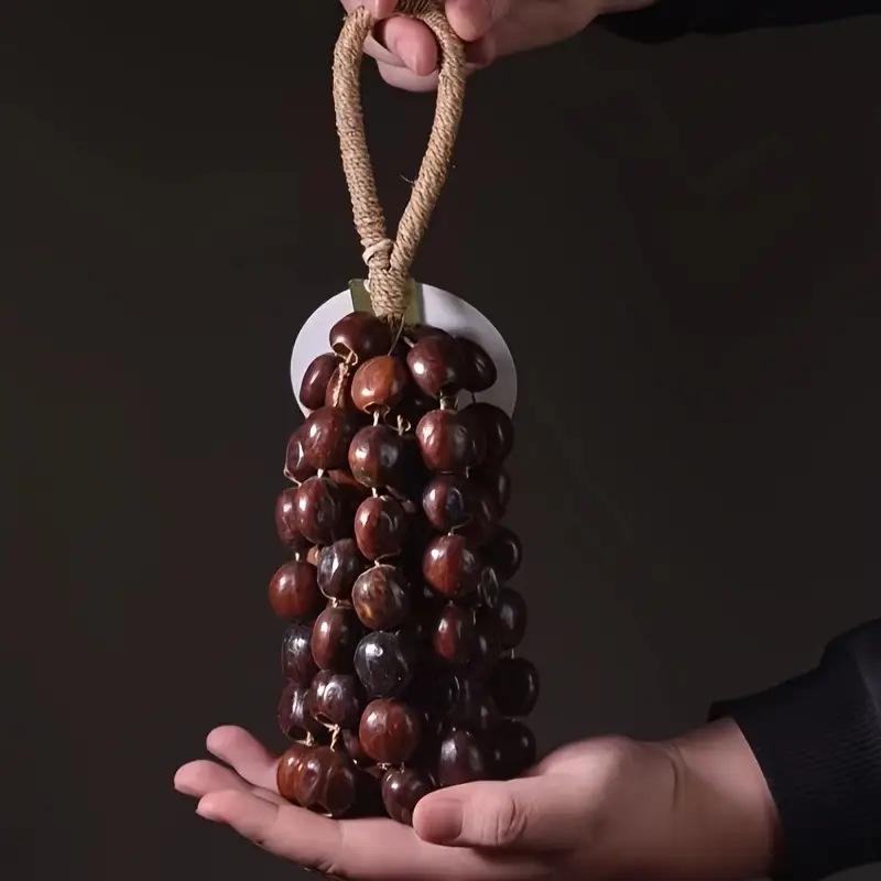 Music Healing Instruments South African Natural Plant Shell Nut Wind Chimes African Drum Accompaniment Hand Chimes коричневый
