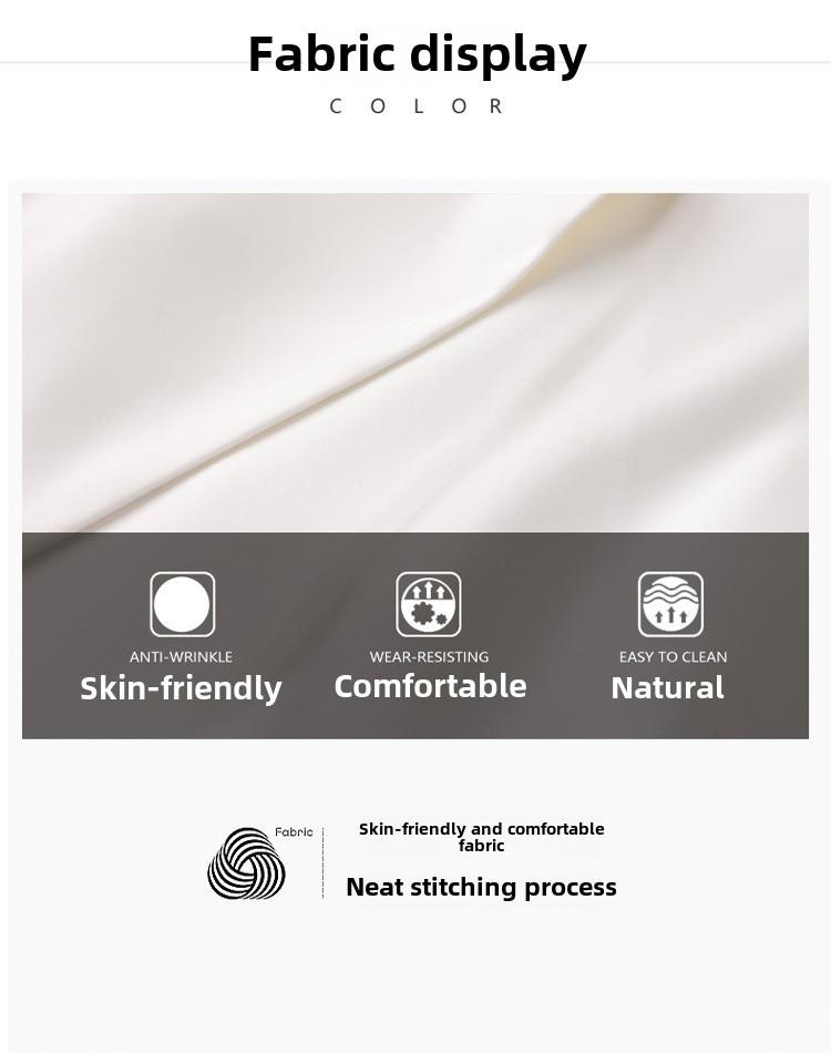 Dámský letní bílý oblek - profesionální formální oblečení pro recepci kosmetického salonu