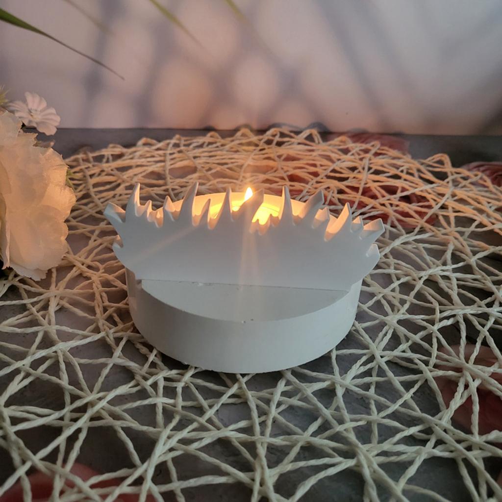 Fence Candle Holder Molds Lawn Silicones Molds Birds Candle Holder Molds for Making Tealight Holder Art Craft Project