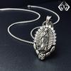 Xiewei'er Retro Zircon Virgin Mary Pendant Necklace