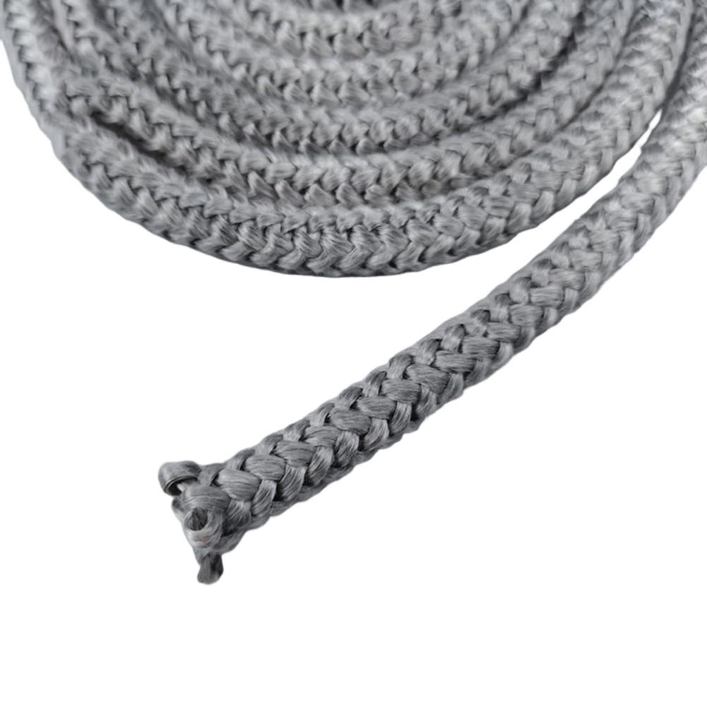 Heat Resistant Fiberglass Sealing Rope for Wood Stoves Fireplaces and Boilers Enhances Heating Efficiency and Safety