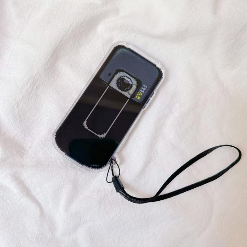 Modern Phone Pendant Key Jewelry Practical Keychain Pendant Phone Jewelry PVC Texture Present for Daily Use Party