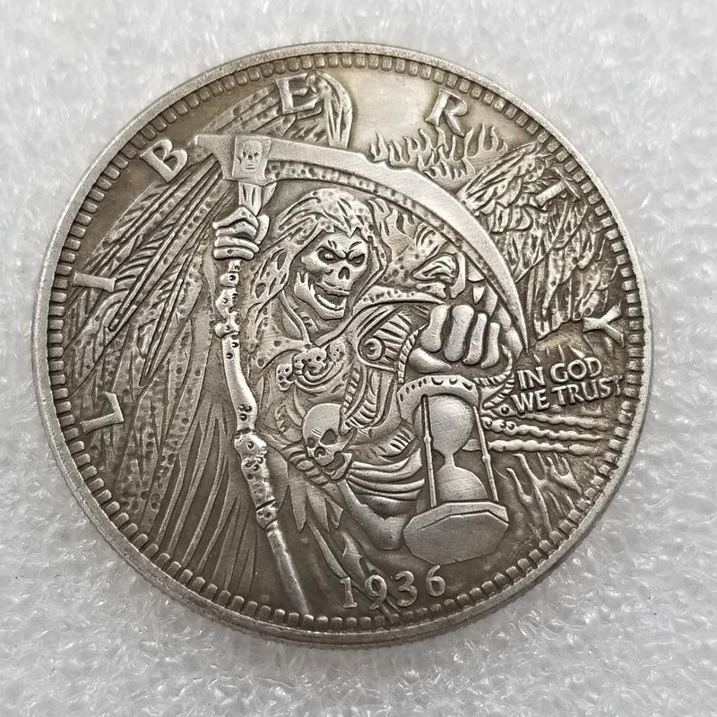Vintage Silver Dollar Hobo Coin Souvenir No медный
