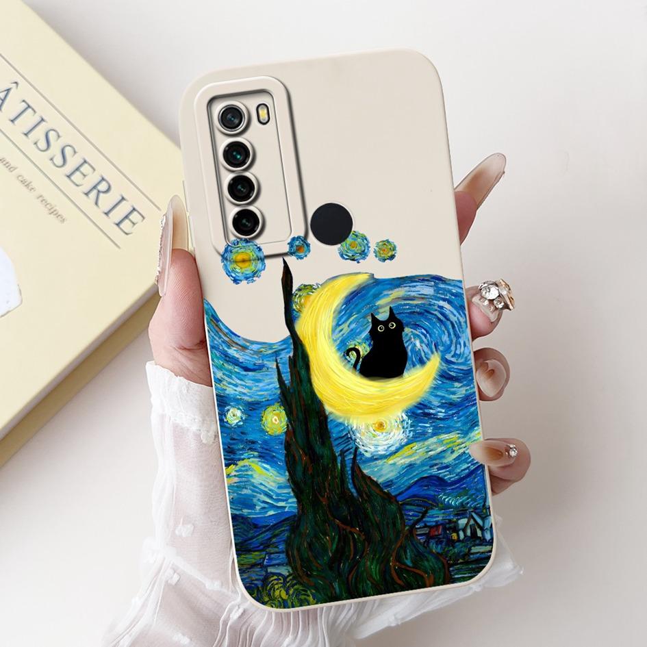 

For Xiaomi Redmi Note 8 8T Case Fashion Painted Camera Protection Square Silicone Coque Soft Cover For Redmi Note8 Note8T Fundas Redmi Note 8T