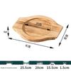 Heat-Resistant Wood Mat for Clay Pots and Stone Bowls – Anti-Scald, High-Temperature Insulation for Teppanyaki and Casserole Dishes