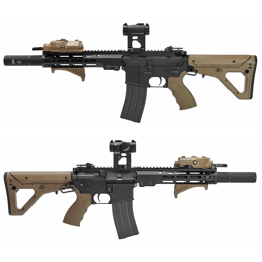 Ryohin Buhin UNITY FAST MICRO MOUNT Replica High Mount for T1/T2 Dot Sights with Built-in BUIS