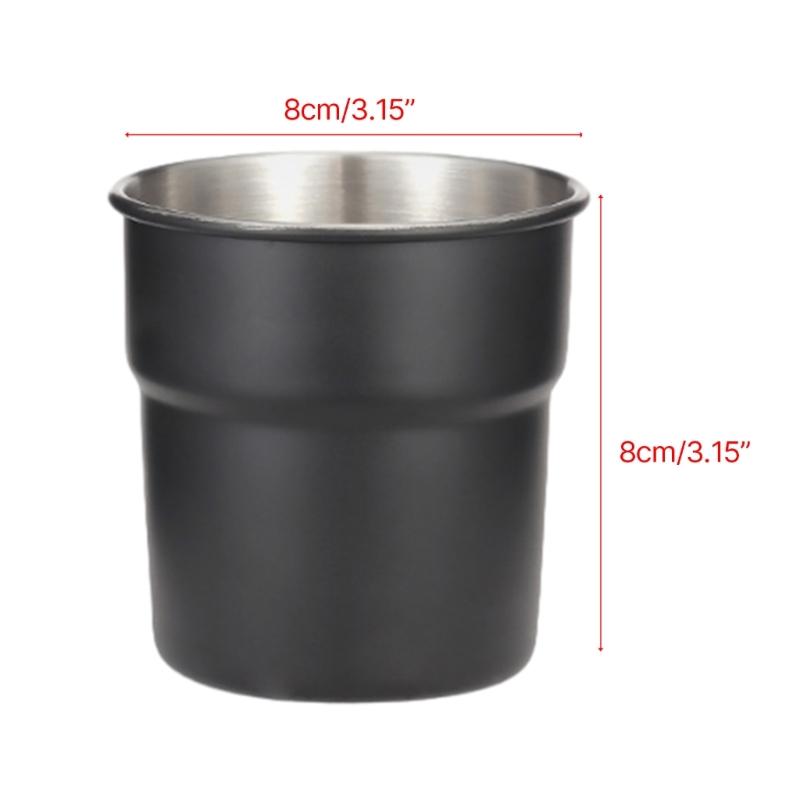 300ml Portable Camping Drink Cup Stackable Coffee Cup Tourist Tableware Outdoor Stainless Steel Tea Cup Picnics Utensils