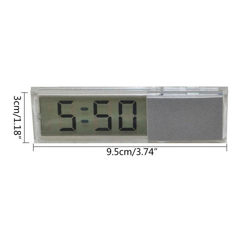 LCD-Display Digital Auto Uhr/Thermometer Temperatur Meter Gauge Mini Uhr
