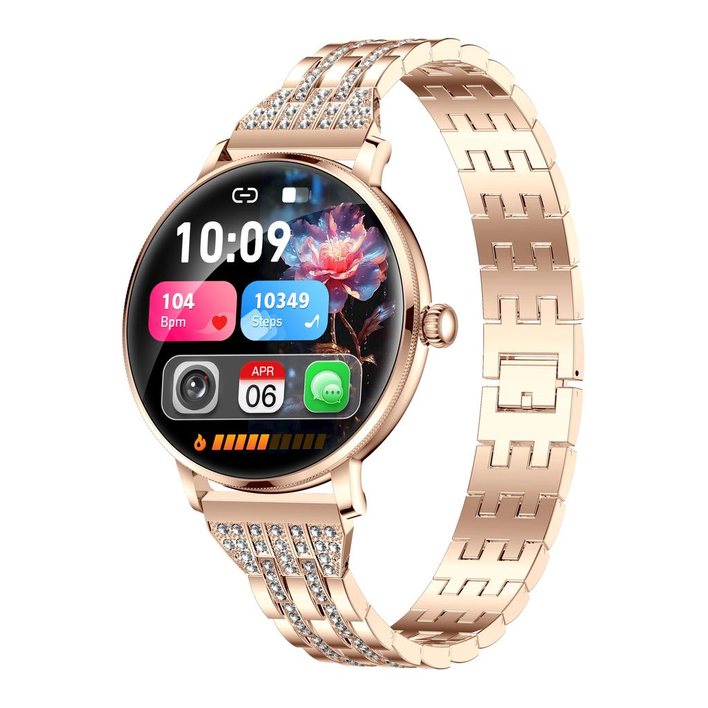 1.19 inch 390*390 Smart Watch 100+ Training Fondos de pantalla personalizados Bluetooth call Smartwatch Men IP68 Waterproof Watch For Android IOS