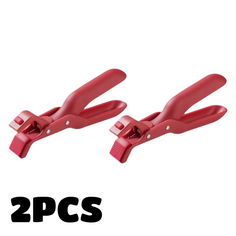 4PCS Anti-Scald Clips Hot Dish Plate Gripper Non-slip Bowls Clamp Moving Hot Plate Bowls Pizza Pan Air Fryer Microwave Oven