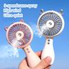 Portable Misting Handheld Fan Cooling Personal Mini Fan 3 Speed 2 Modes Spray Water Fan USB Rechargeable Outdoor Camping Travel