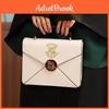 Stylish Hogwarts Inspired Themed White Pu Envelope Shoulder Bag For Trendy Everyday Use