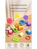 Montessori Wooden Geometric Shape Stacking Blocks for Early Education