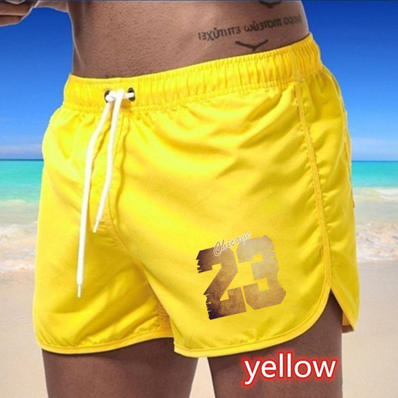 2025 Summer New Men's Quick-Drying Swim Trunks Sports Pants Swimwear Beach Shorts Jogging Shorts Digital Printing