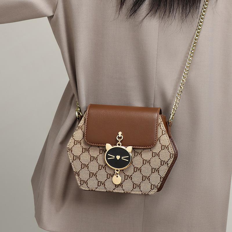 Neue Damen Umhängetasche Hochwertig und Modisch Ketten-Tasche Modische Leichte Luxustasche