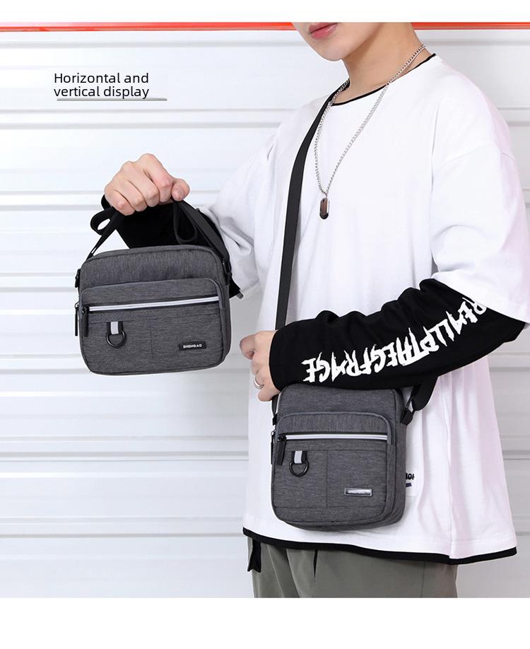 Men's Oxford Cloth Shoulder Messenger Bag, Casual Canvas Backpack, Small Phone Bag, 2024 New