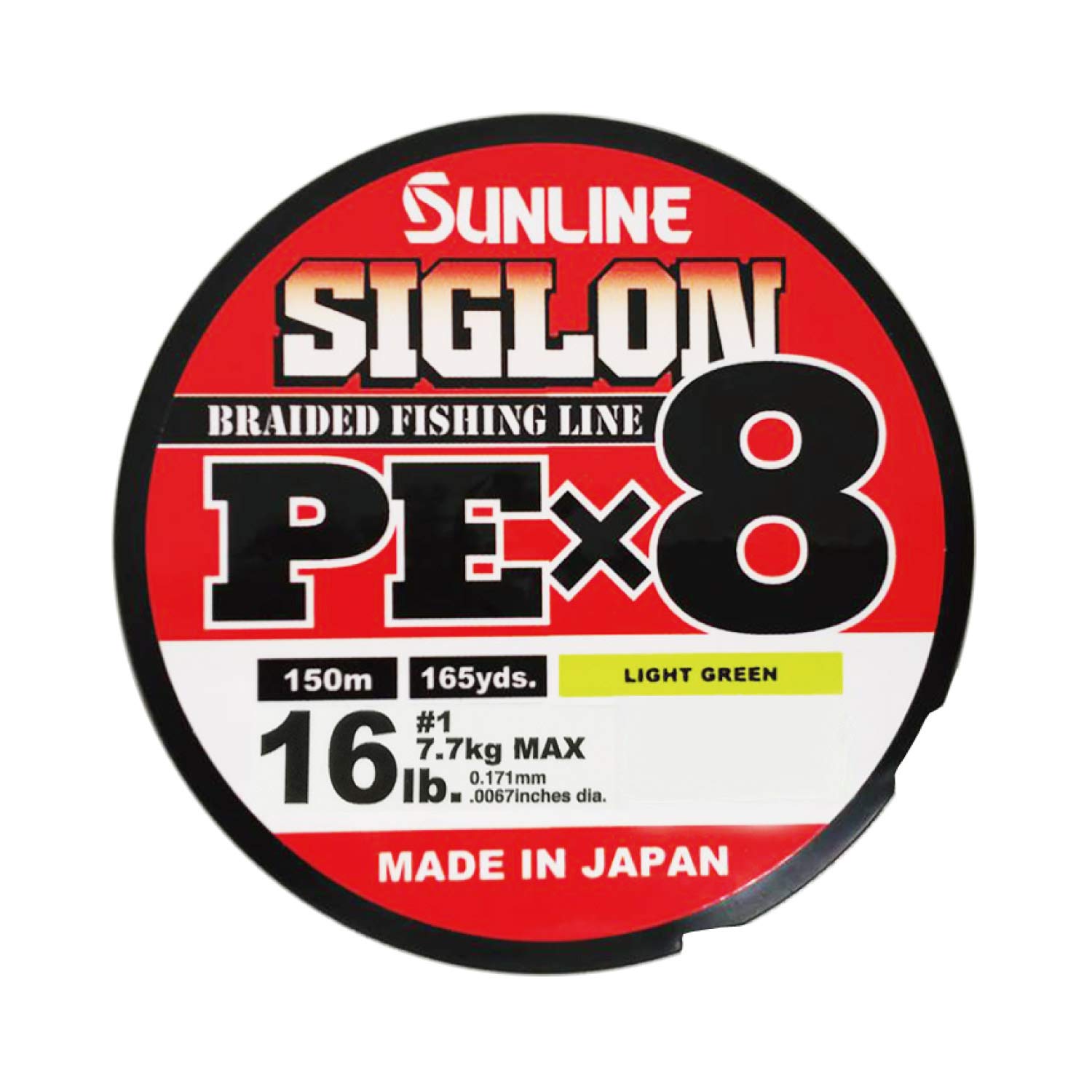 SUNLINE Siglon PEx8 Line 150m Light Green 16LB J #1