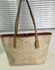 Coach Women's Large Capacity Tote Bag, 2025 Casual Fashion Versatile Shoulder & Crossbody Style