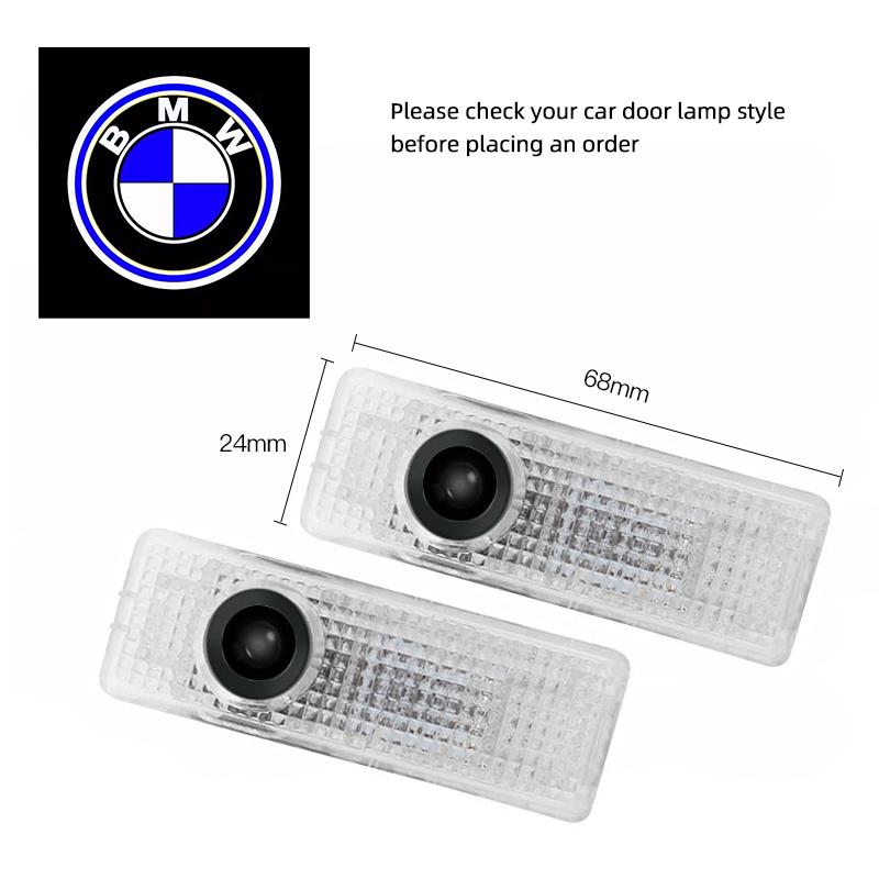 2Pcs Car Door Projector Light Welcome Lamps For BMW G05 G06 G02 G01 G26 G42 F40 F30 G20 G30 F07 F10 G08 G32 F34 G60 G68 G12 G11