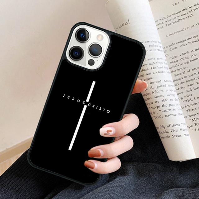 Bible Jesus Christ Christian Cross pattern Phone Case Cover for iPhone 17 Air 16 15 14 13 11 12 Pro Max Plus