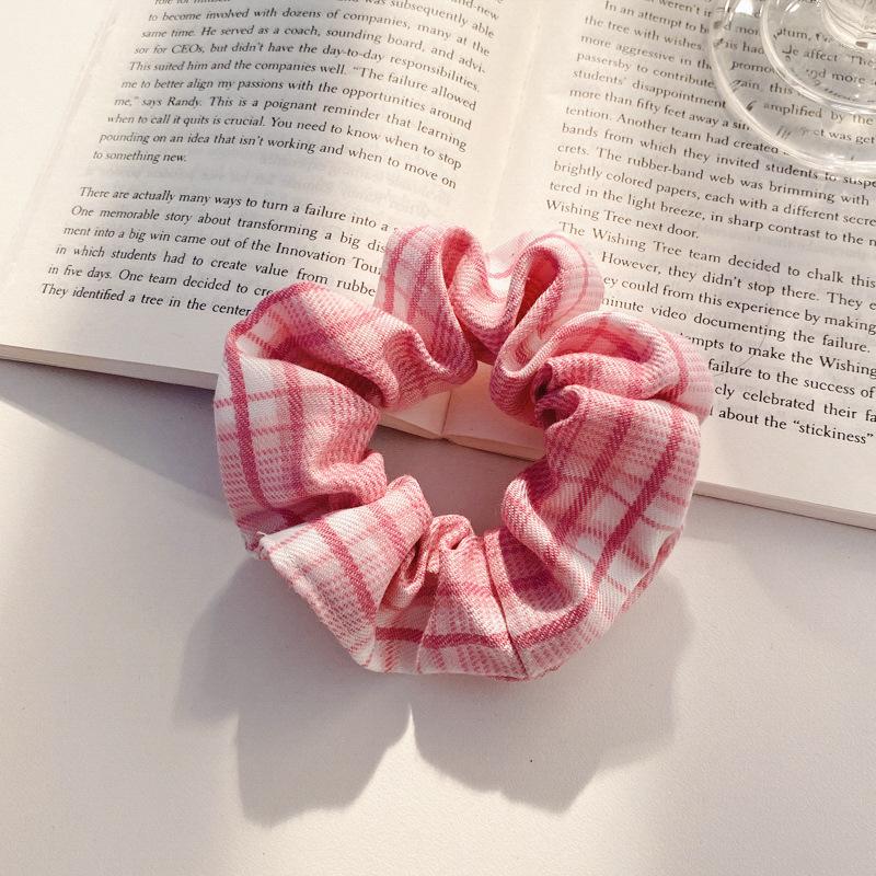 Korean JK College Style Hair Accessories Set: Cute Hair Ring, Headband, Rubber Band, and Large Intestine Hair Rope