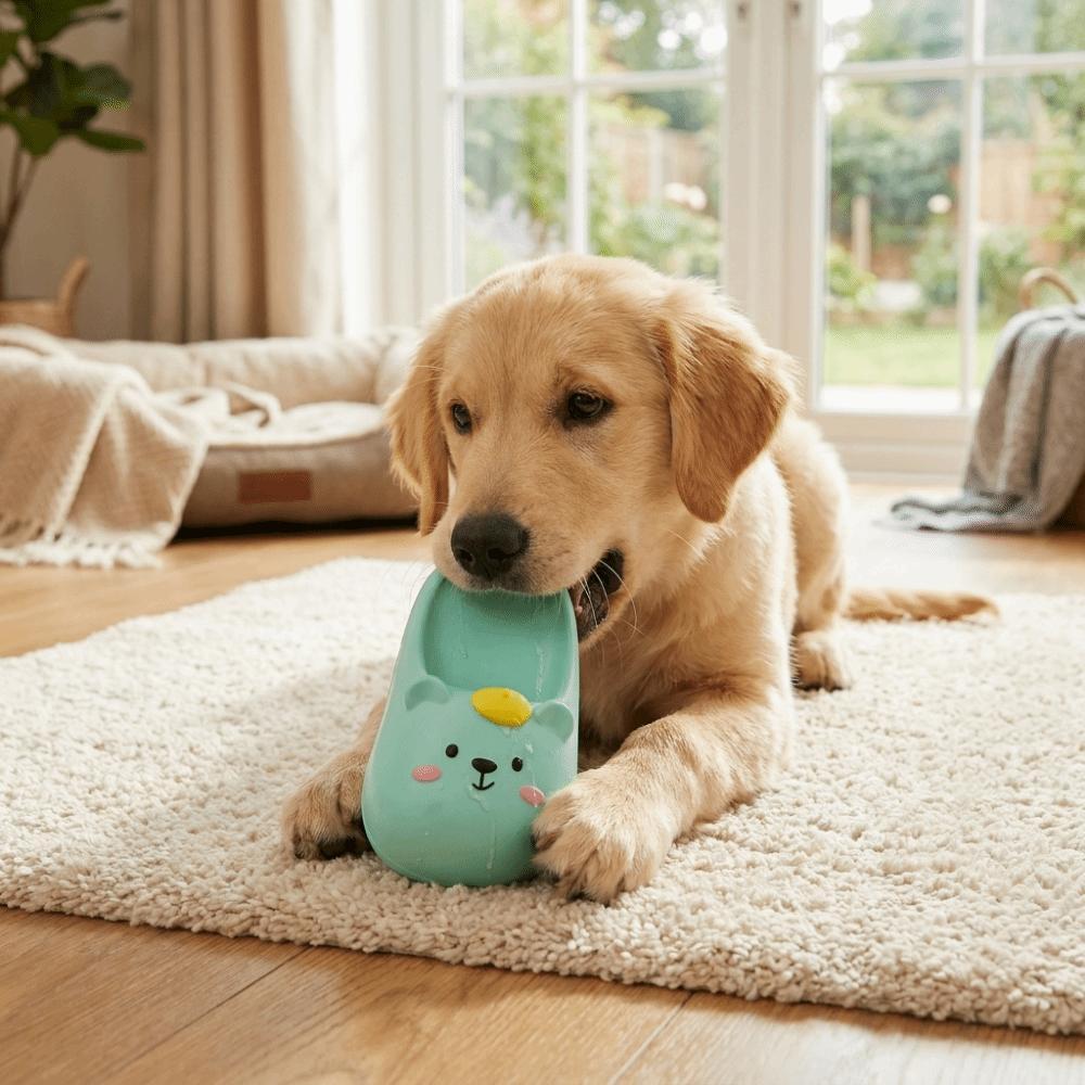 Cartoon Pet Molar Toy Bite-resistant Latex Squeaky Dog Toy Pet Interactive Toys Puppy Teething