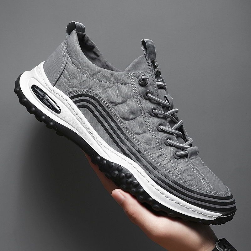 Neue atmungsaktive Herrenschuhe aus Eisseidenstoff, trendige Herren-Sportschuhe, vielseitige Freizeitschuhe für Herren