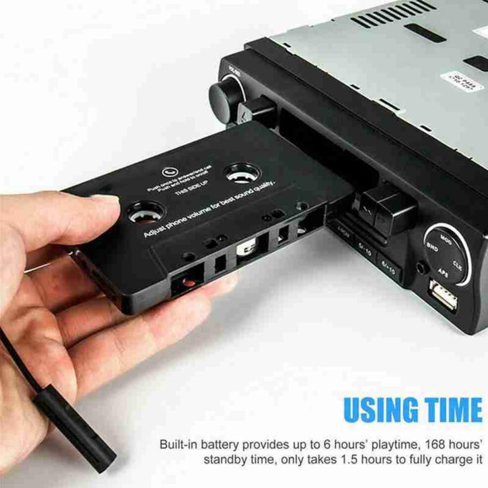 Univerzální Bluetooth 5.0 Převodník Autokazetový přehrávač do auta Přehrávač MP3/SBC/stereo Bluetooth Audio Kazetový přehrávač AUX Adaptér